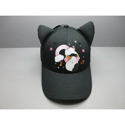 Squishmallows Cam The Cat Rainbow Dance Black Snapback Hat 4 Squishmallows Cam The Cat Rainbow Dance Black Snapback Hat - Image 2