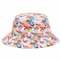 Squishmallows Characters Reversible AOP Youth Pink Bucket Hat